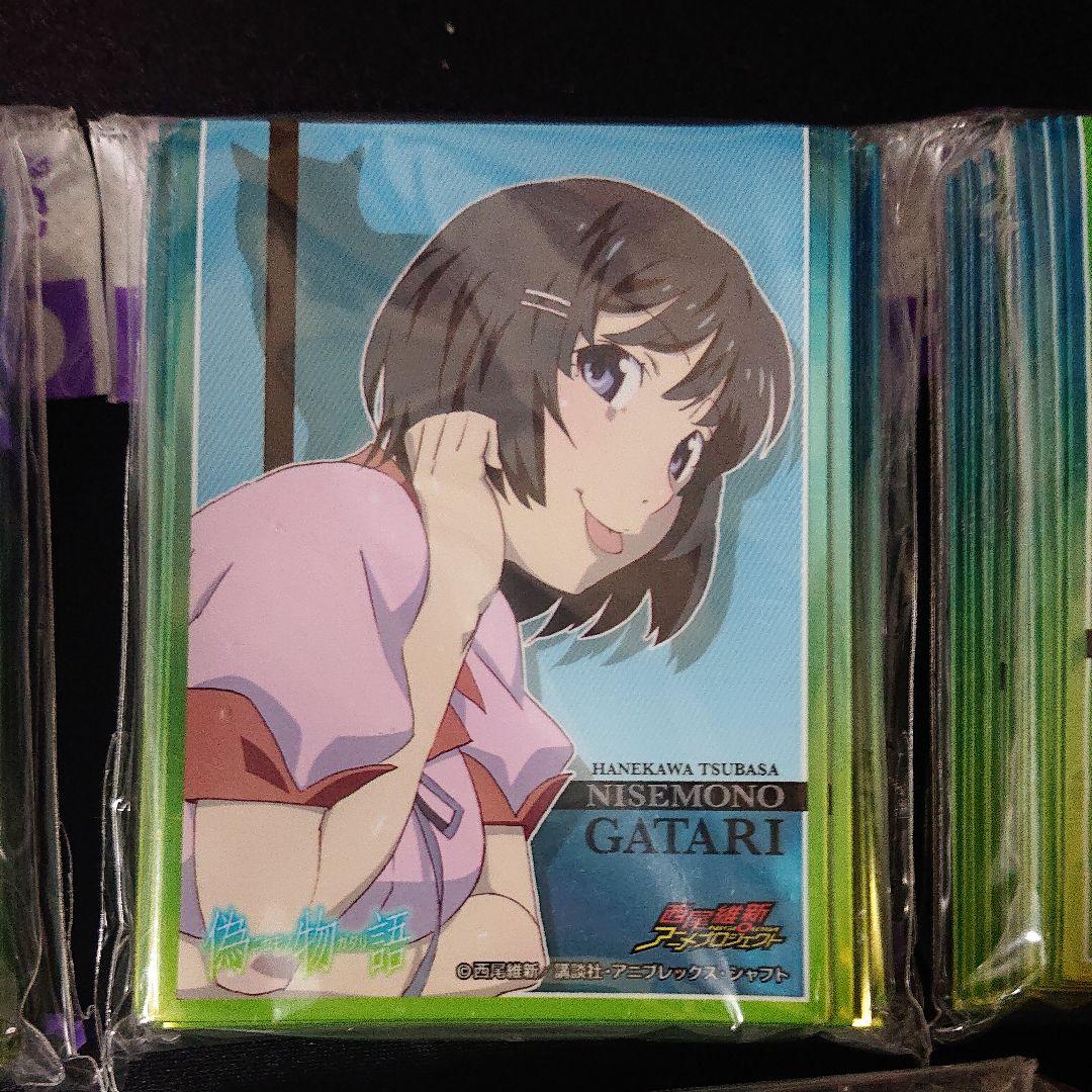 物語シリーズ 偽物語 スリーブ 戦場ヶ原ひたぎ、羽川翼、神原駿河