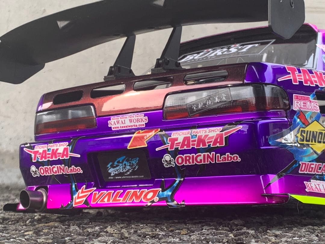 アディクション　S13 シルビア V8 2024中村直樹選手　未使用ボディ