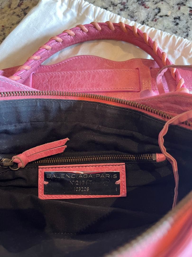 【お値下げ】BALENCIAGA バレンシアガ　ファースト　バッグ ピンク