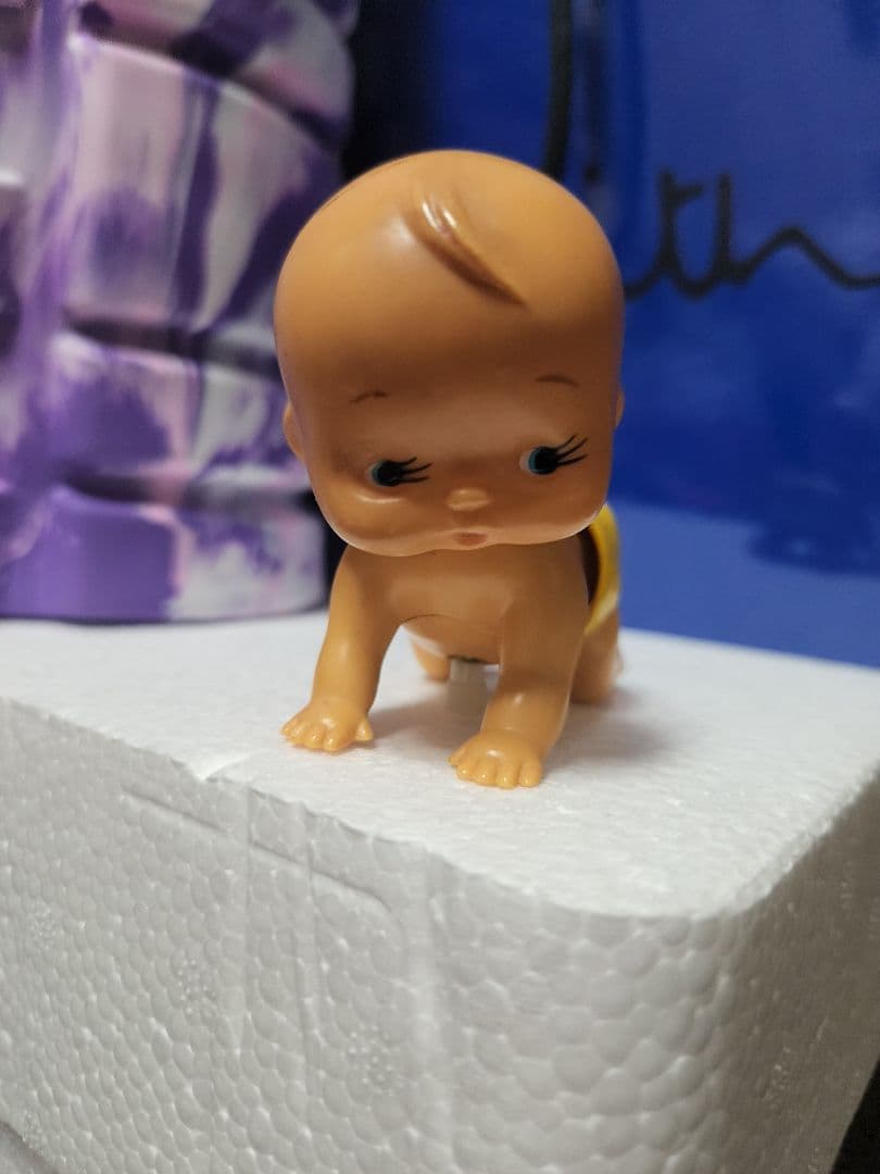 昭和　レトロなブリキのハイハイ赤ちゃんおもちゃ