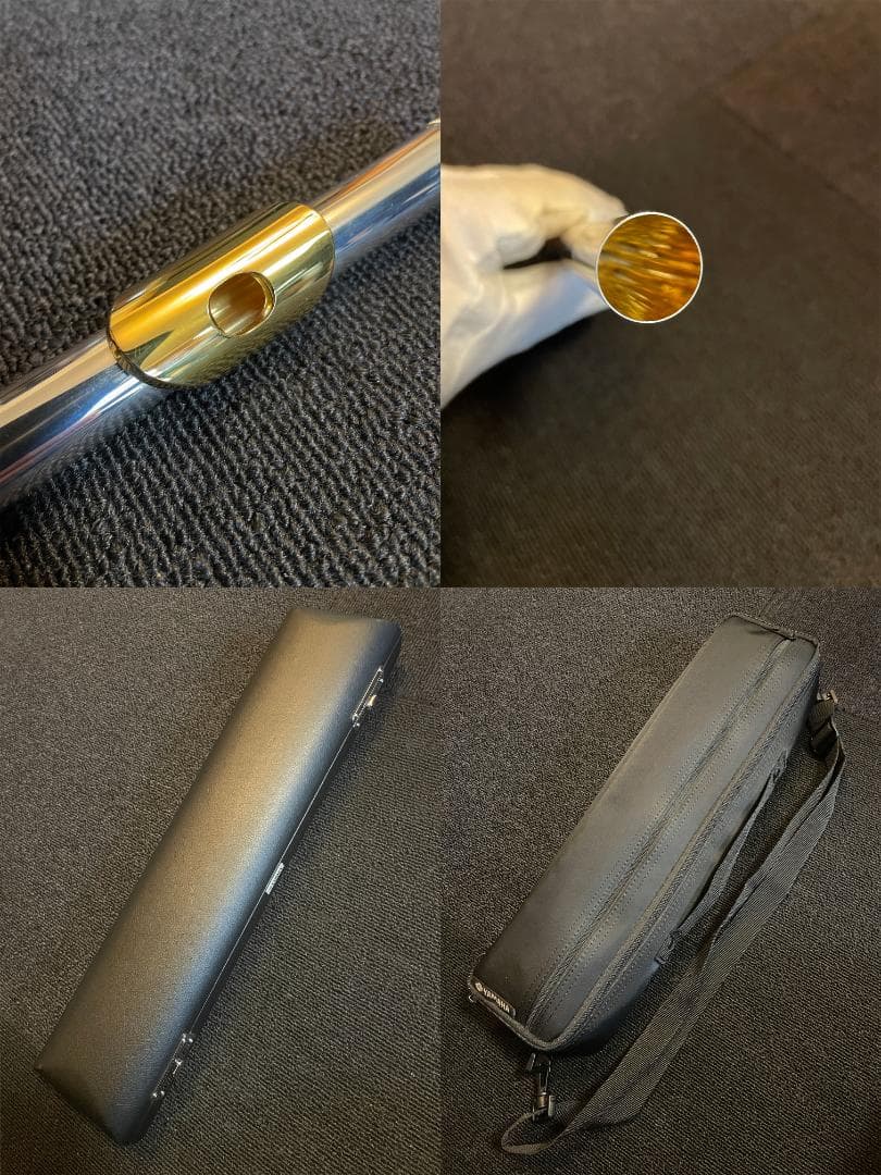 フルート　ヤマハ　YFL-412LSE　頭＆管：銀　金　FLUTE YAMAHA