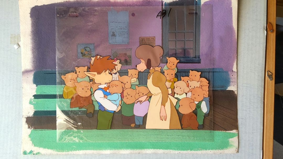 h*m様 名探偵ホームズ　セル画 2枚