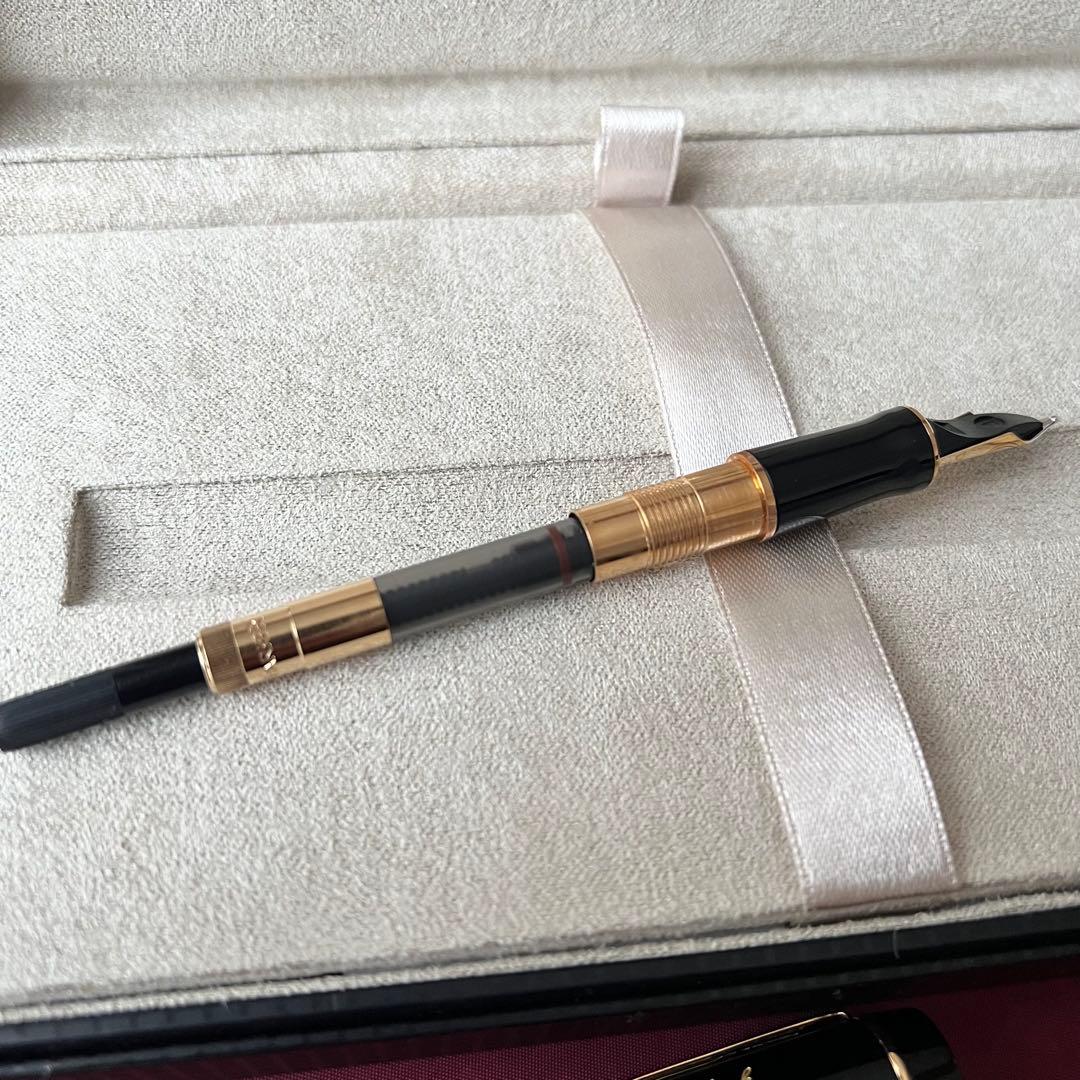 Parker Duofold 万年筆 黒　F