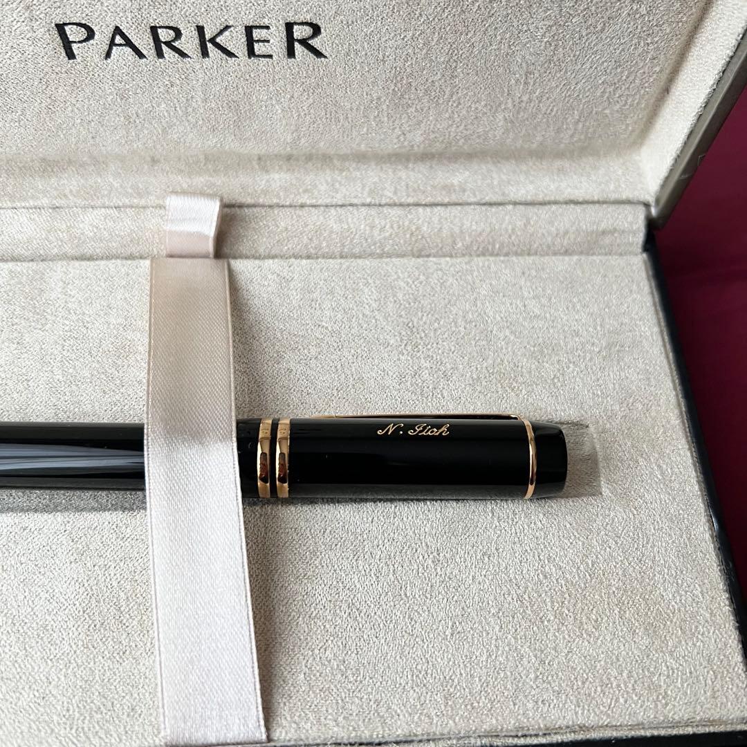 Parker Duofold 万年筆 黒　F