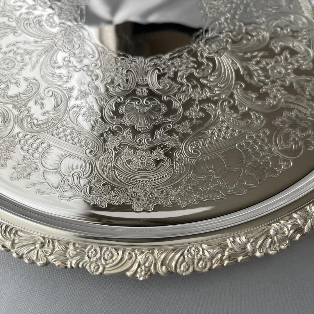 【Mappin&Webb】 マッピンアンドウェッブ ギャラリートレー 32cm