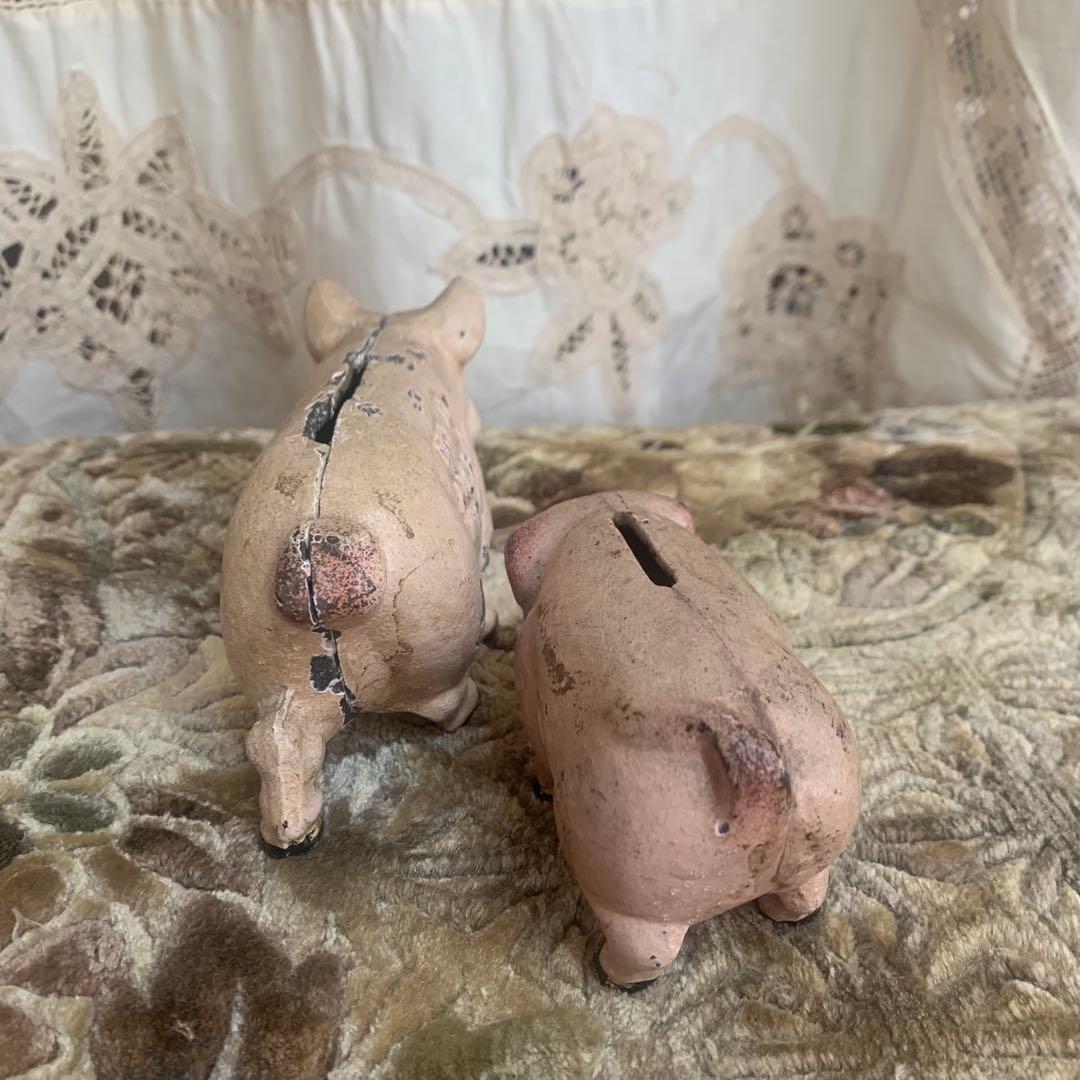豚の貯金箱 オブジェ ヴィンテージ 雑貨　ドイツのおもちゃ