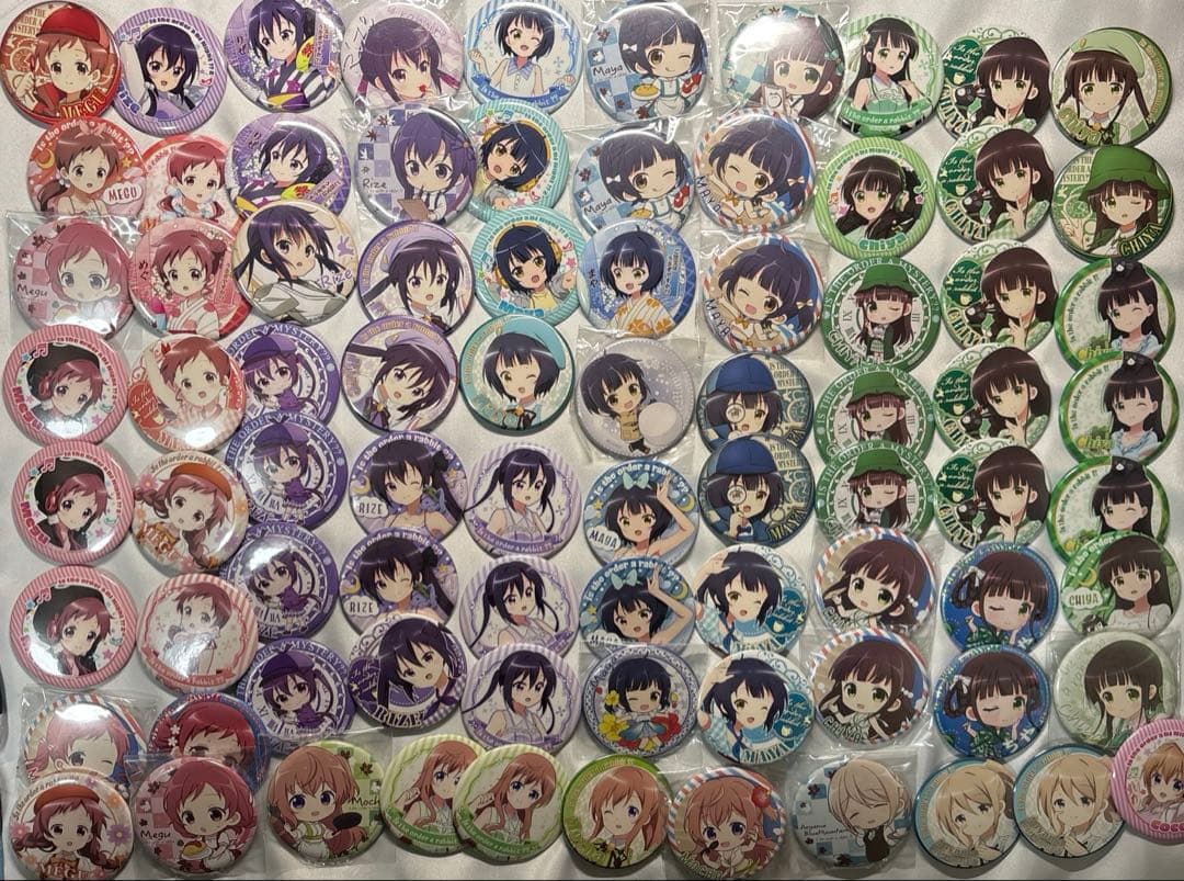 B ごちうさ 缶バッジ まとめ