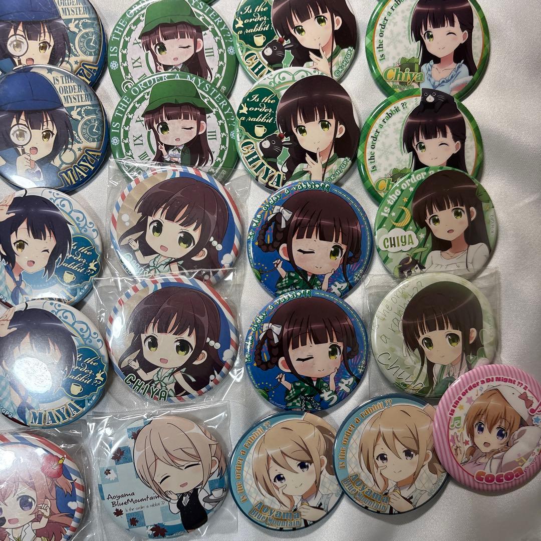 B ごちうさ 缶バッジ まとめ