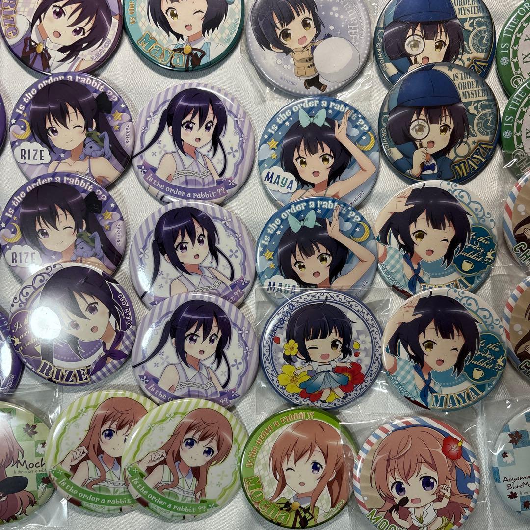 B ごちうさ 缶バッジ まとめ