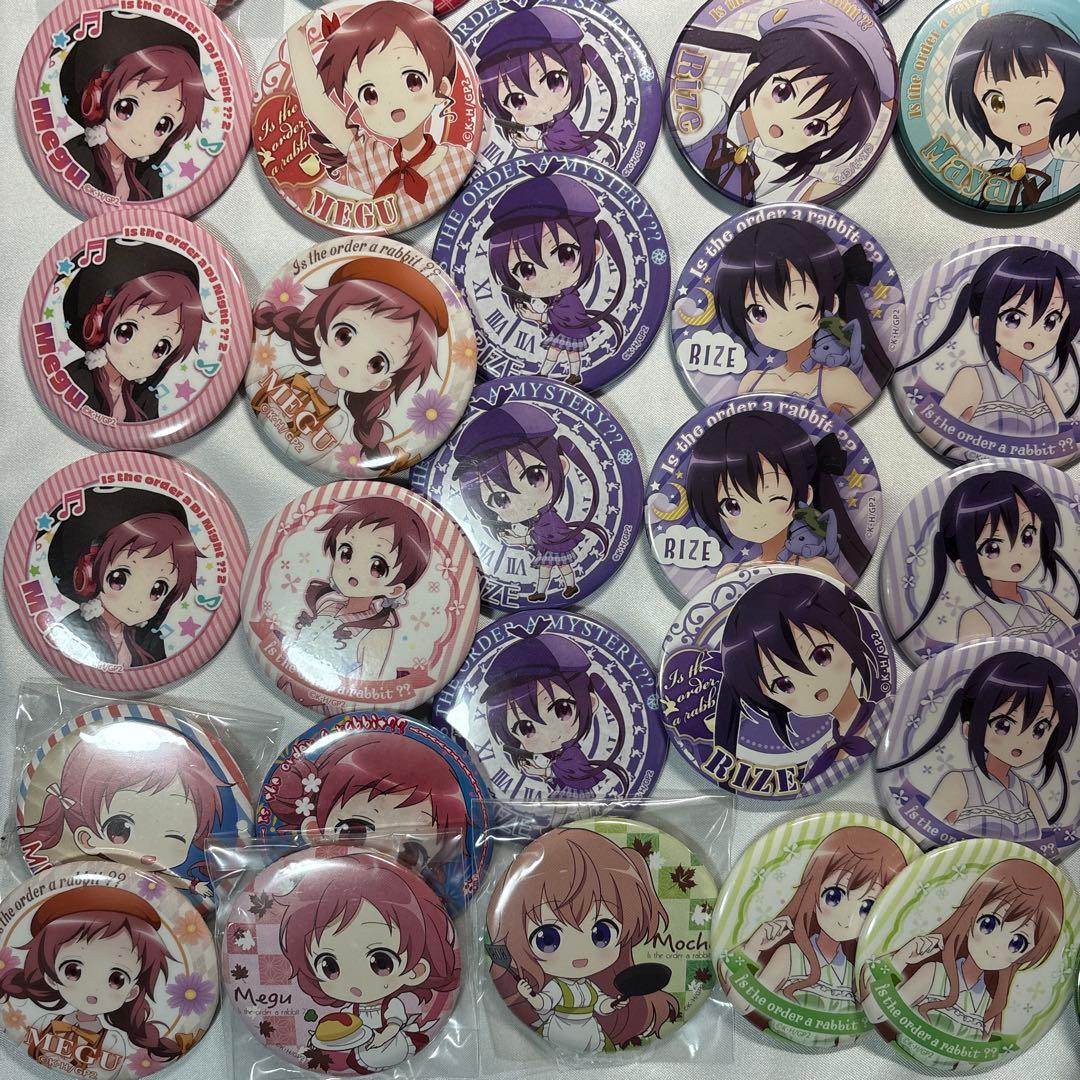 B ごちうさ 缶バッジ まとめ