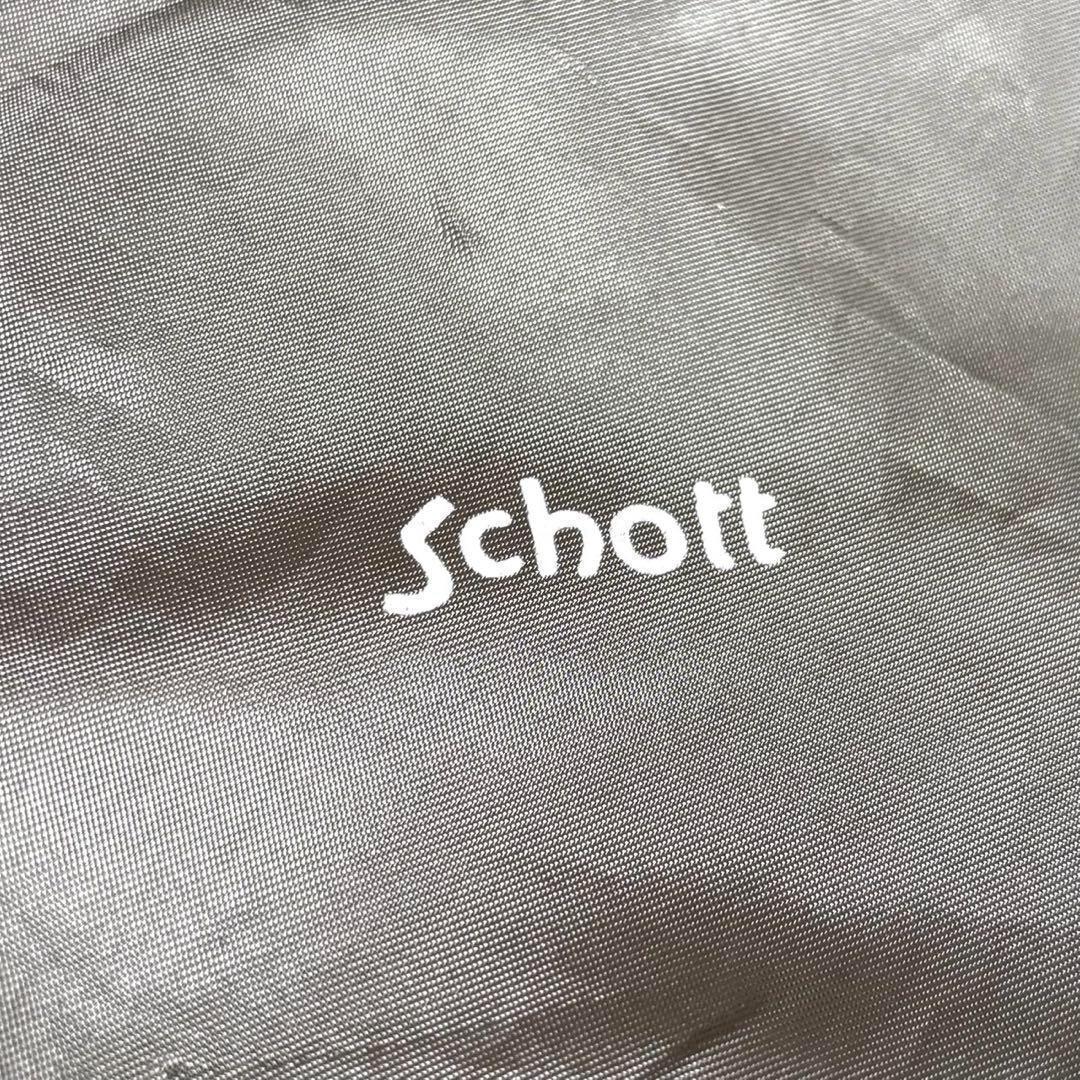 Schott 642 シングルライダース　レザージャケット　34 黒