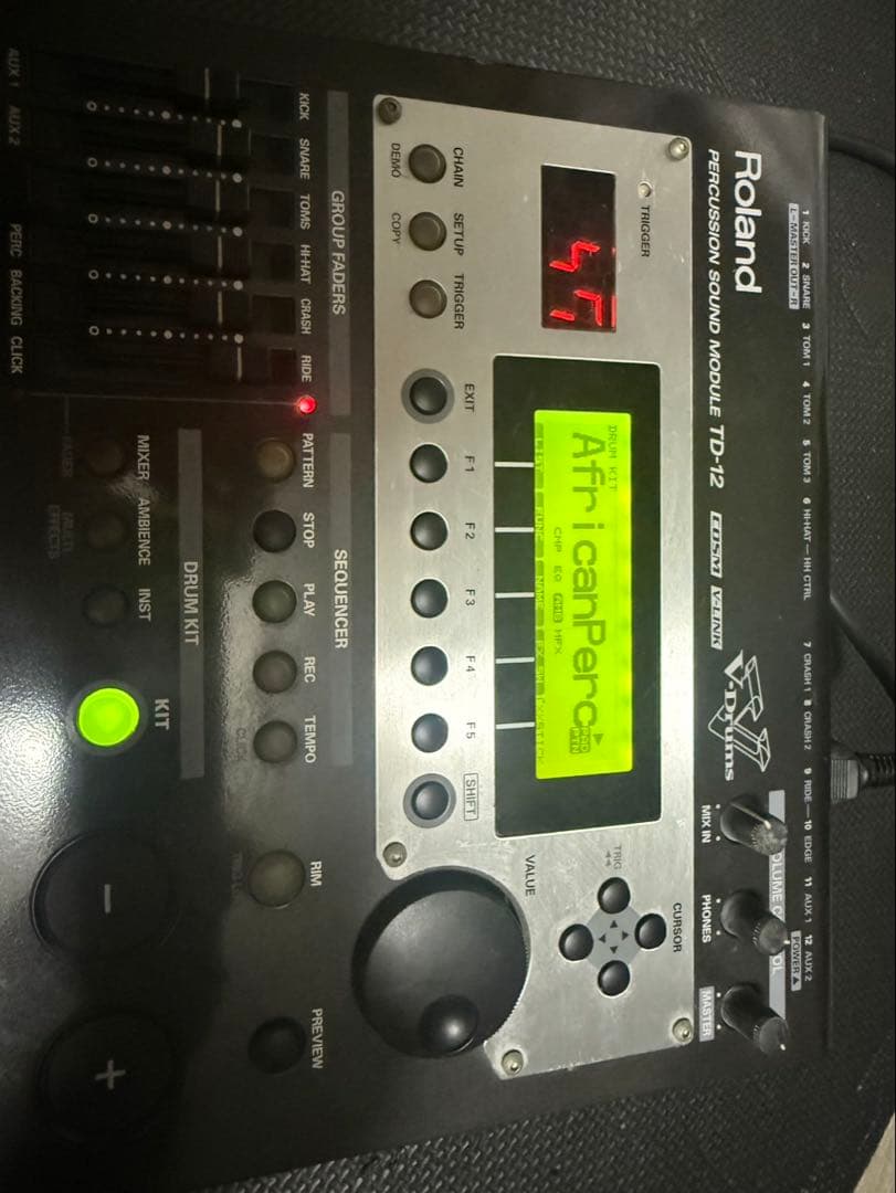 Roland 電気ドラム TD-12 モジュール ローランド ジャンク品