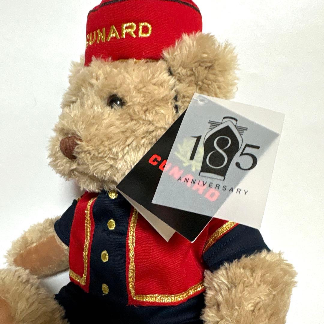 テディベア　クイーンエリザベス号キュナード社185周年記念ベルボーイのベイリー
