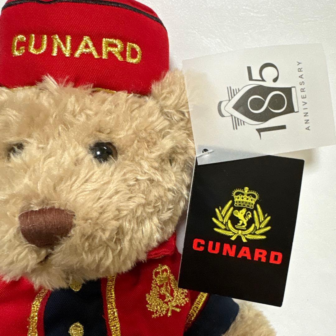 テディベア　クイーンエリザベス号キュナード社185周年記念ベルボーイのベイリー