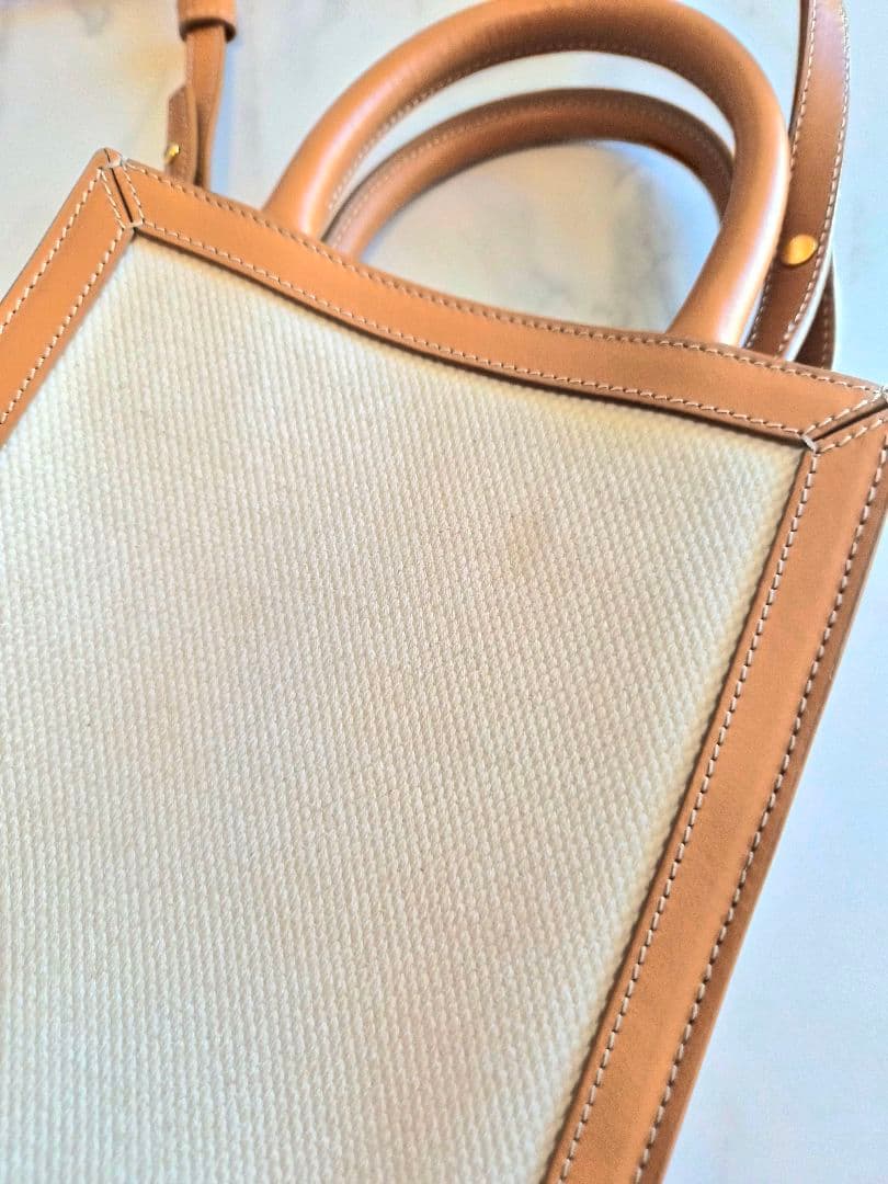 CELINE ショルダーバッグ ホワイト/ベージュ