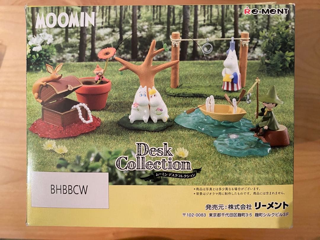 ムーミン　リーメント　デスクコレクション　ミニチュア　フィギュア　未開封　コンプ