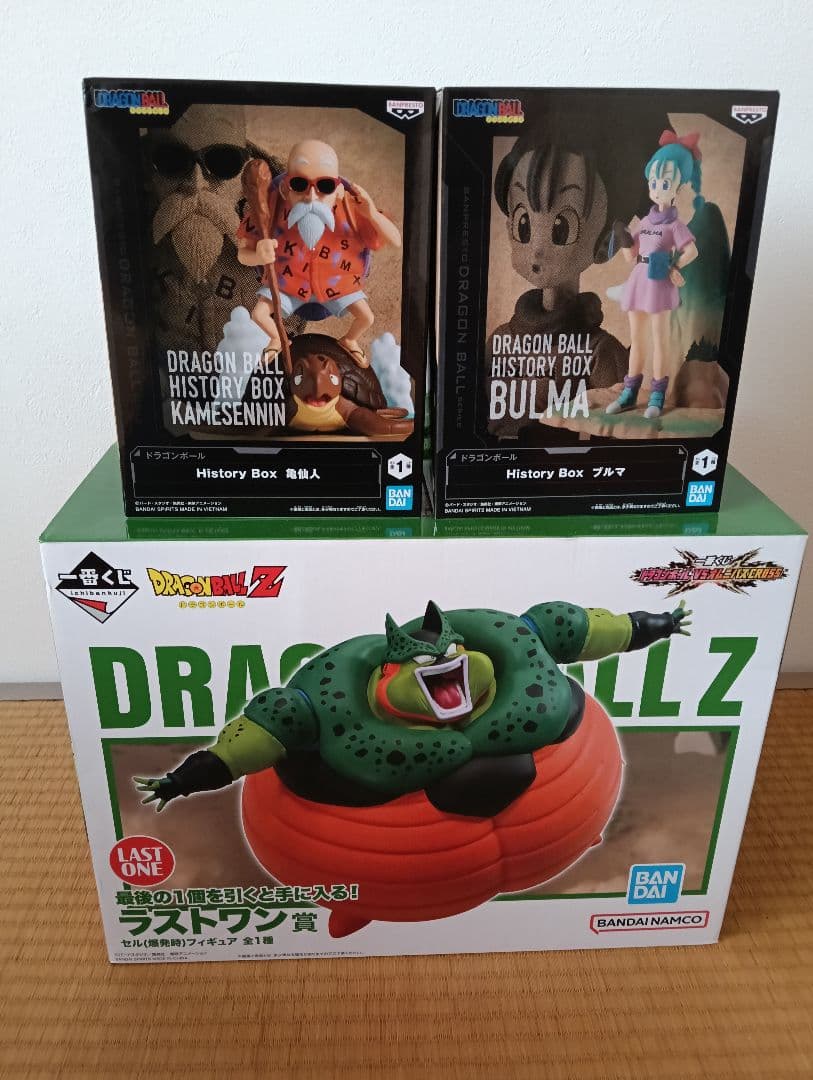 【新品】ラストワン賞 セル(爆発時) 一番くじ ドラゴンボール　他プライズ2点