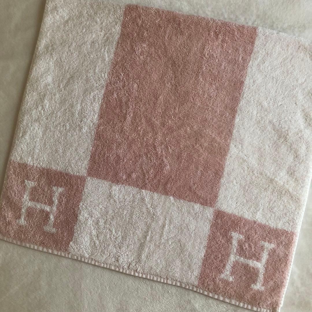 エルメス バスタオル ブランケット アヴァロン ピンク