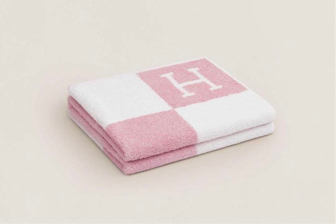 エルメス バスタオル ブランケット アヴァロン ピンク