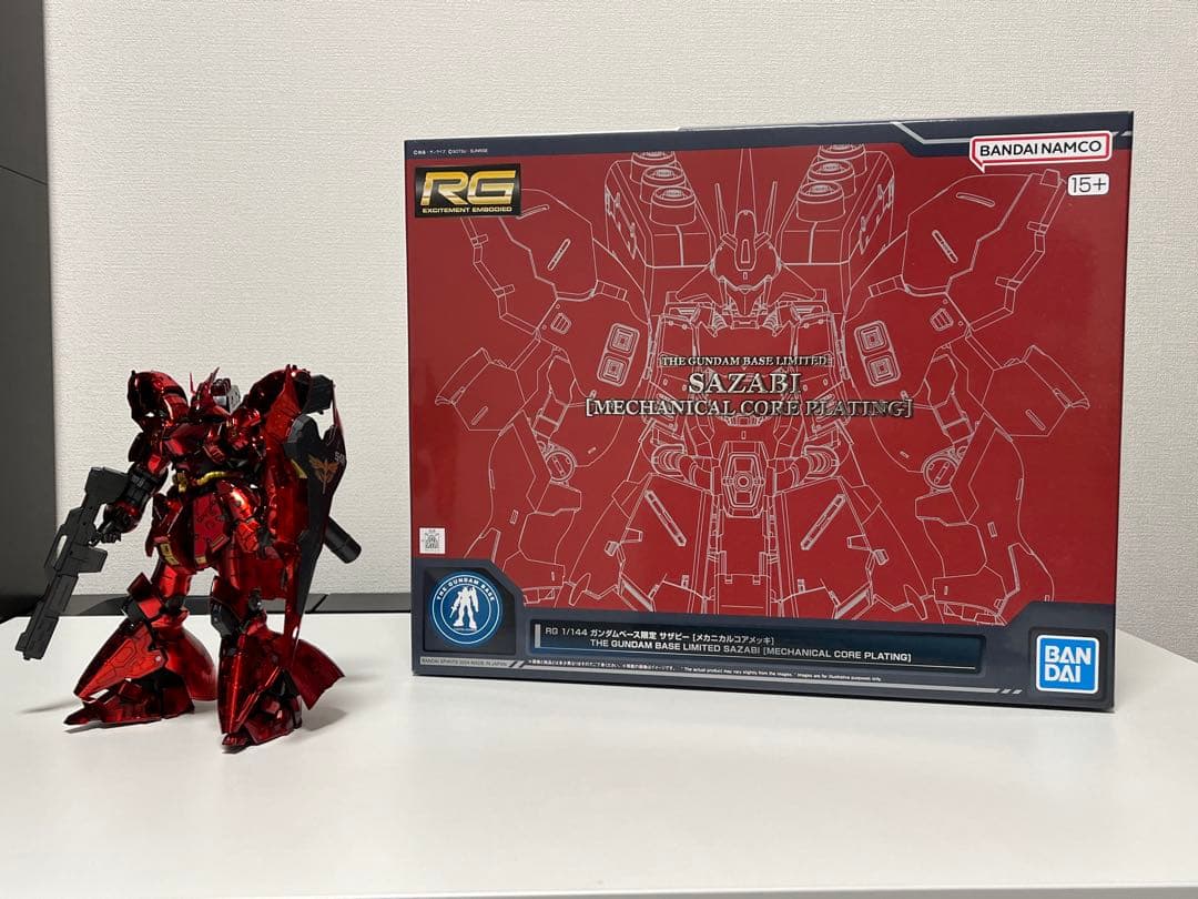 RG サザビー　メカニカルコアメッキ　箱付き