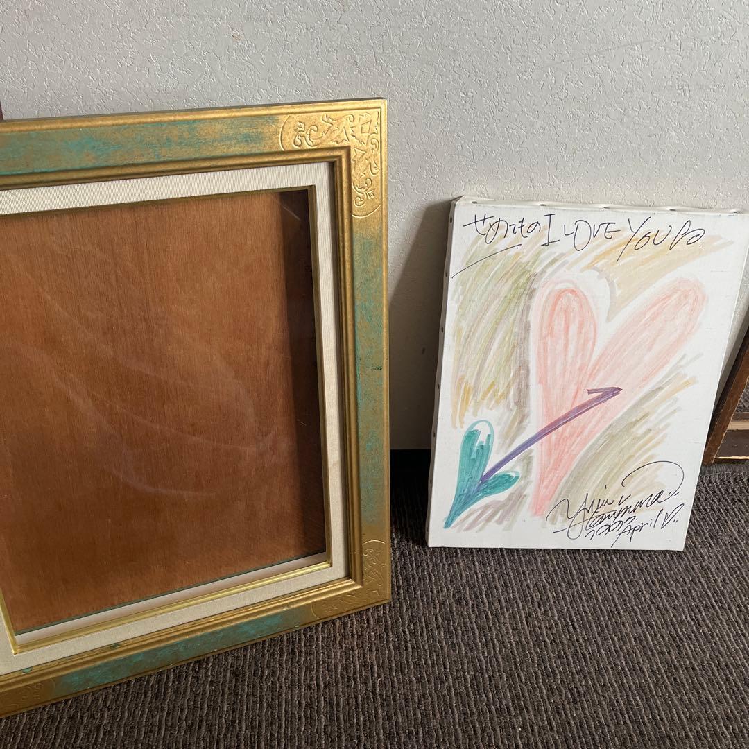 谷村有美　直筆サイン入り絵画　 神谷町Live出演時の物