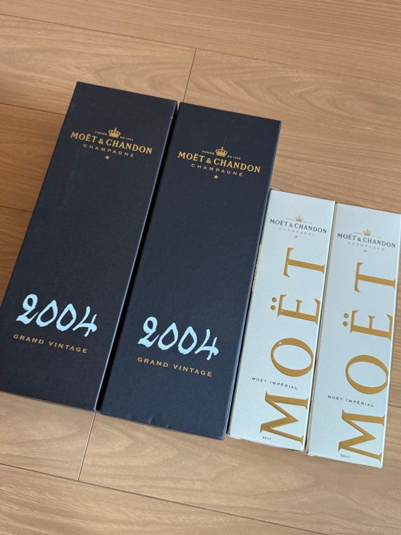 モエ　シャンパン　ヴィンテージ　ミニボトル　計4本