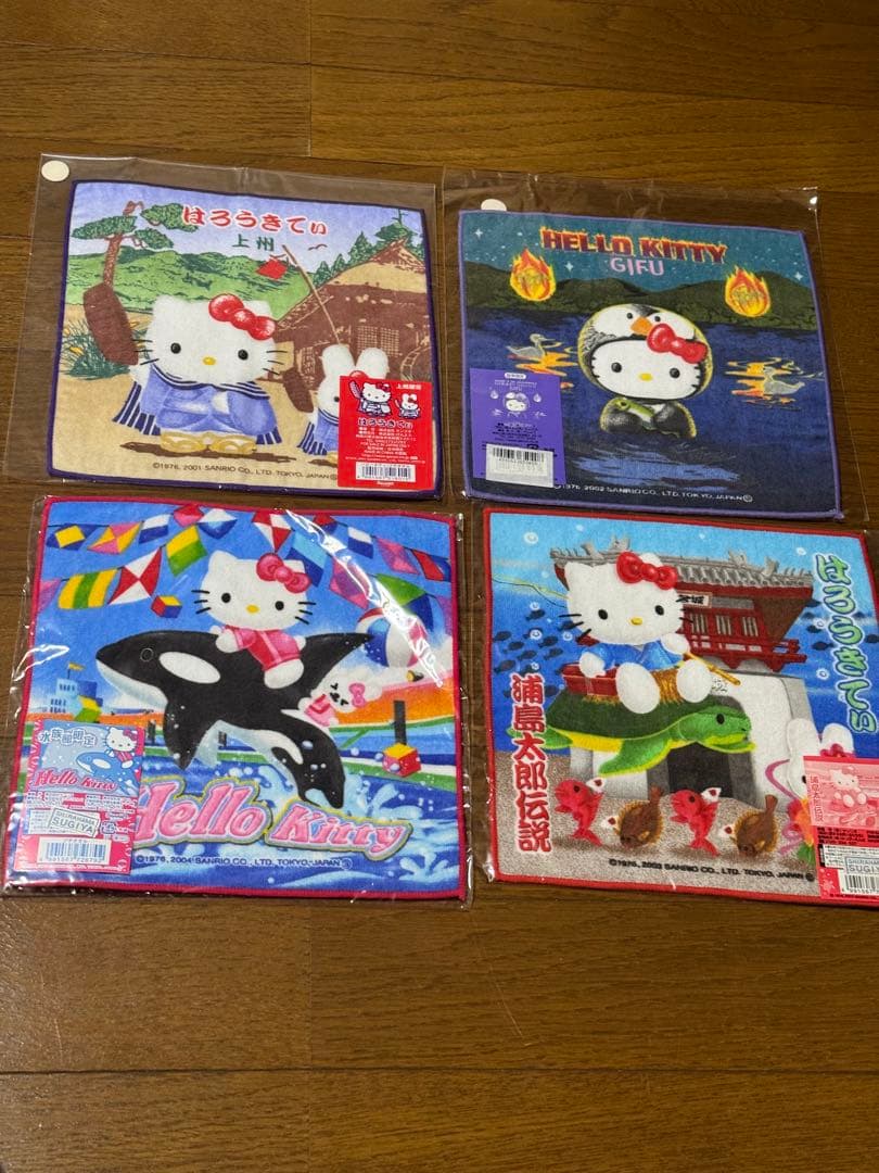 キティ　ご当地　限定ハンドタオル　２３枚　1998年〜2004年