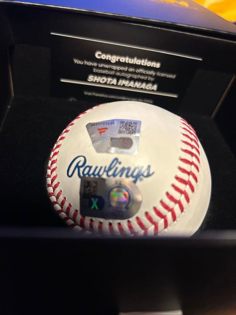 A*o様 MLB カブス　今永昇太　直筆　サインボール　メジャー　正規品