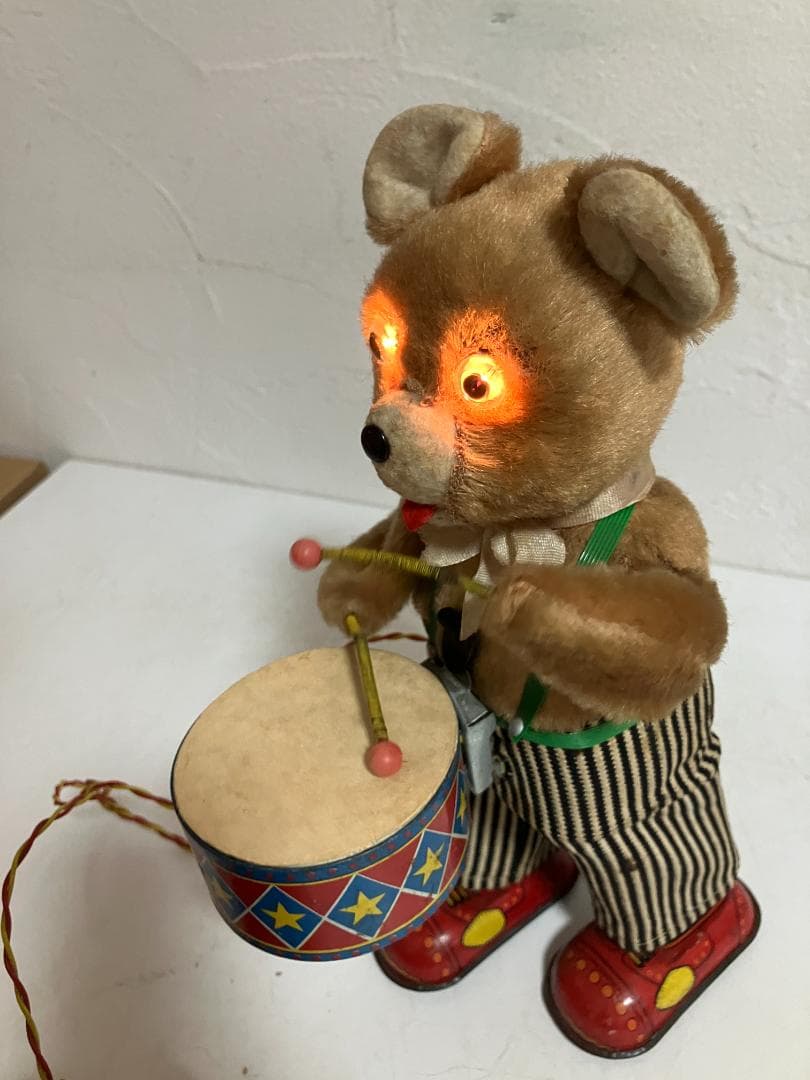 岩谷製作所 1950年 Barney Bear 　ドラマーベア　電動クマ玩具
