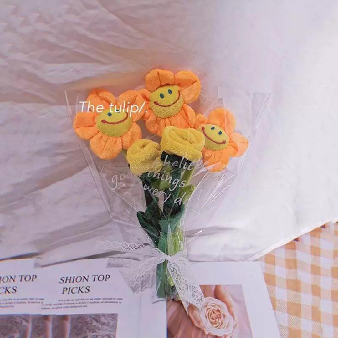 【VVページ】入園卒園☆ぬいぐるみ花束☆スマイルフラワー☆ブーケ　花束