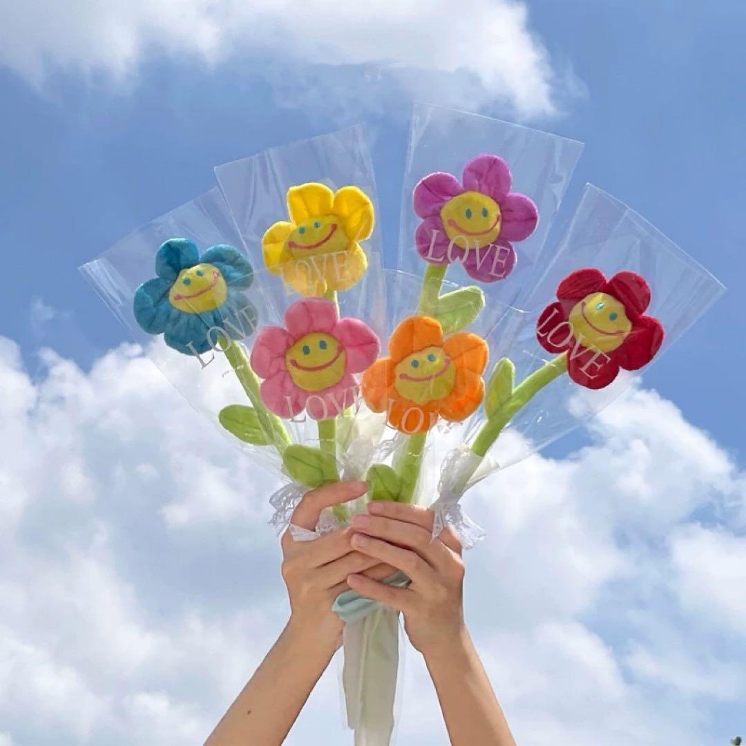 【VVページ】入園卒園☆ぬいぐるみ花束☆スマイルフラワー☆ブーケ　花束