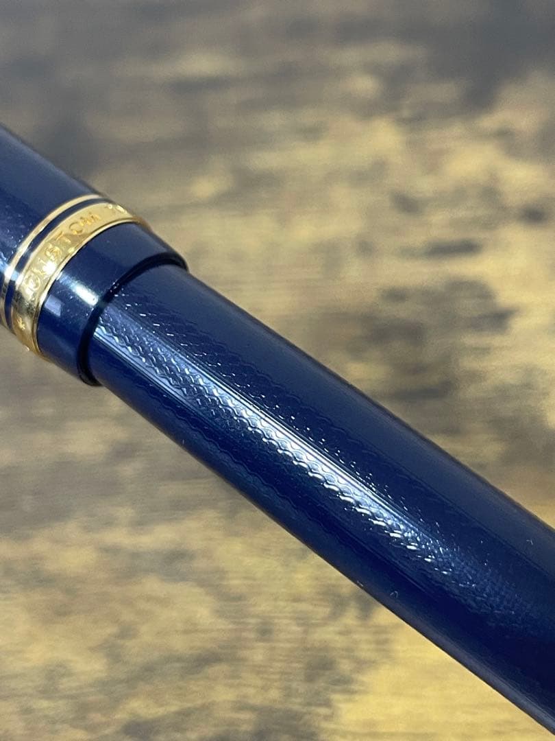 試筆のみ　ネイビー　網目　2016 限定　FM パイロット　万年筆　カスタム74