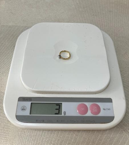 マルコムベッツMALCOLM BETTSダイヤモンドリング 22KYG・プラチナ