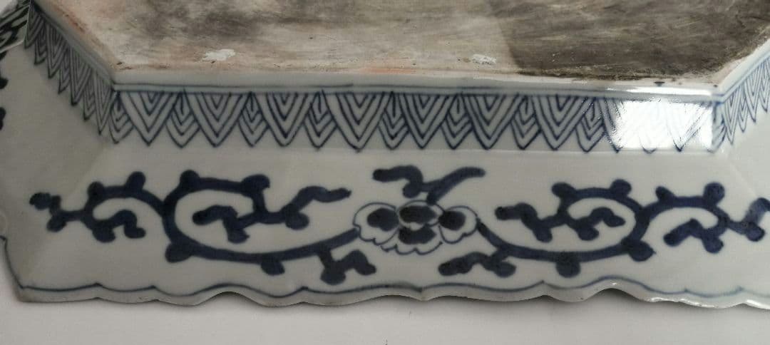 古伊万里　角皿