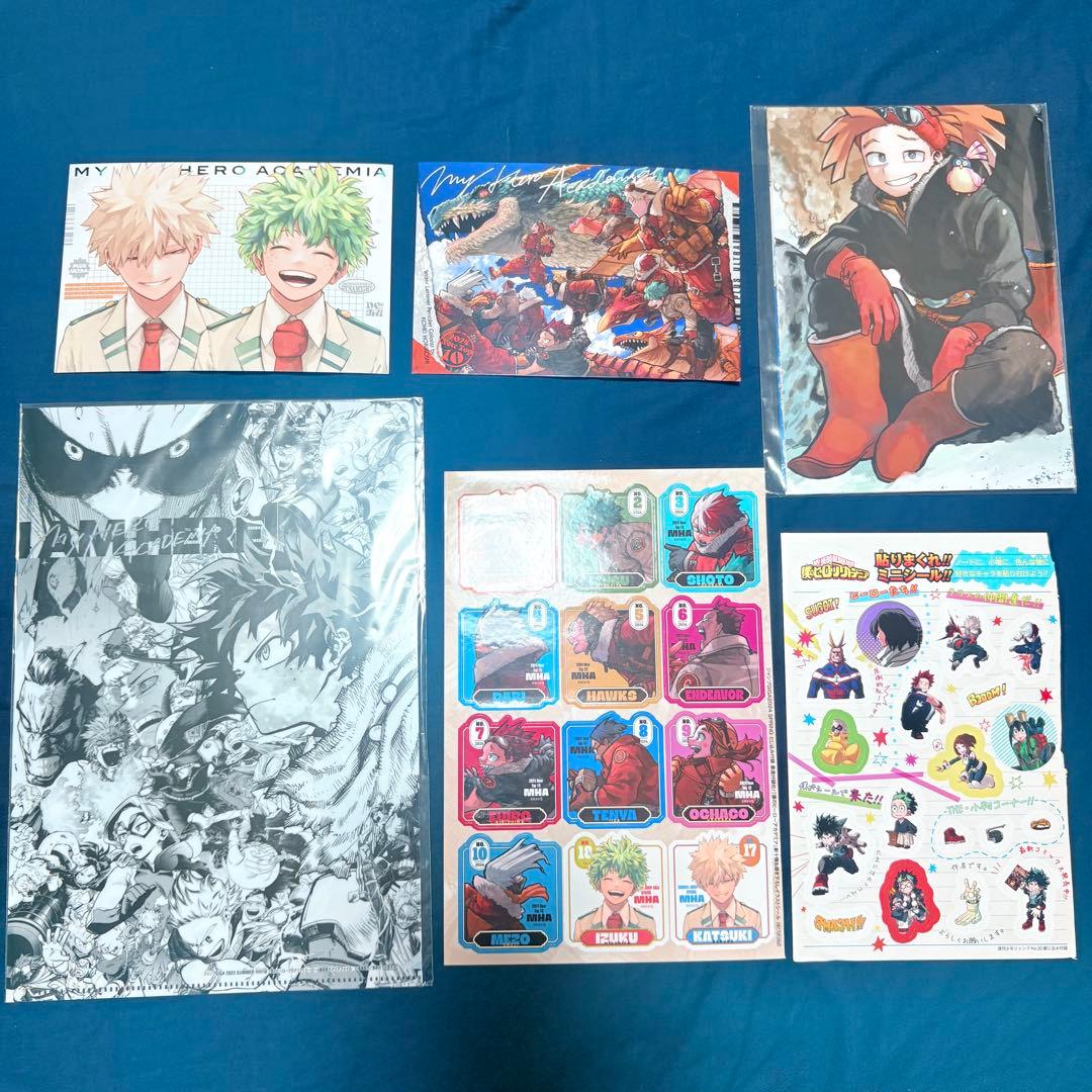 ヒロアカ 全サ アクスタ フィギュア リッチポスター 付録 まとめ売り