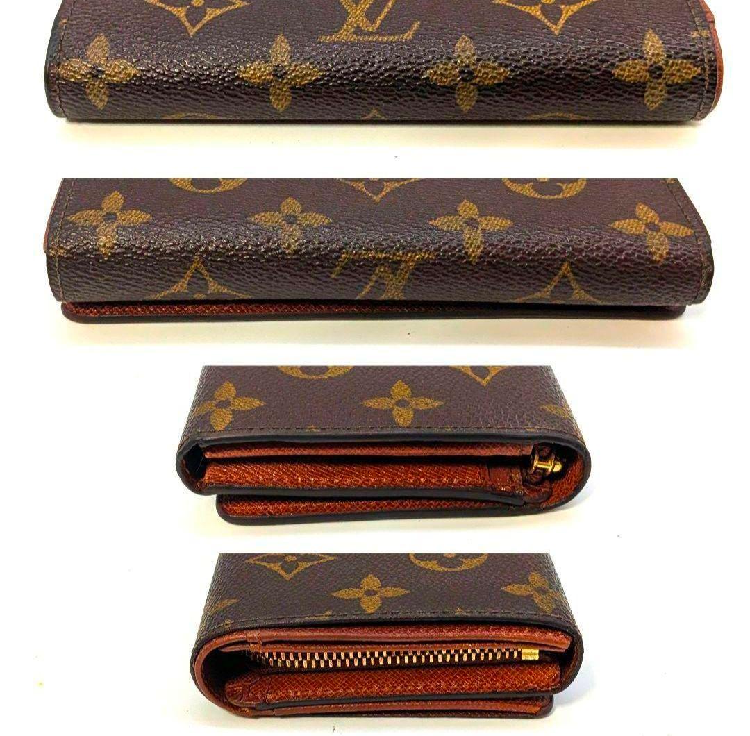 ルイヴィトン モノグラム ビエ トレゾール 折り財布 A75