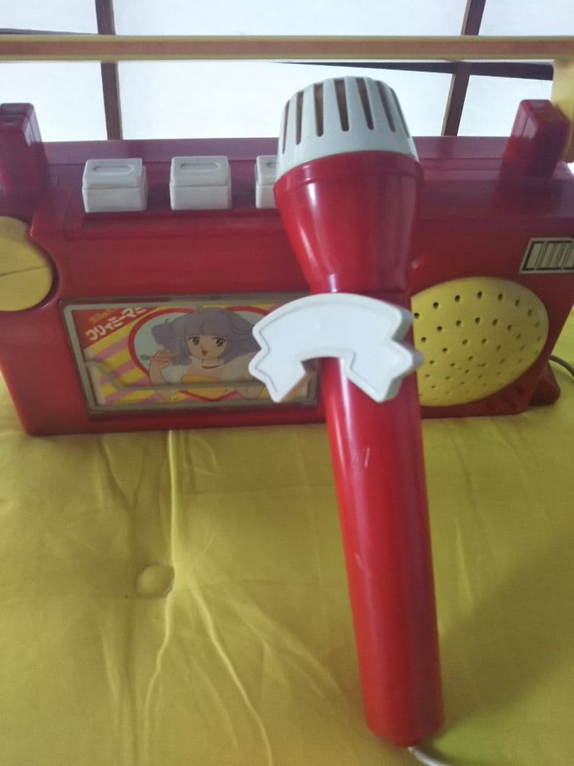 【ジャンク品】1983年 魔法の天使クリーミーマミ ラジカセ型玩具