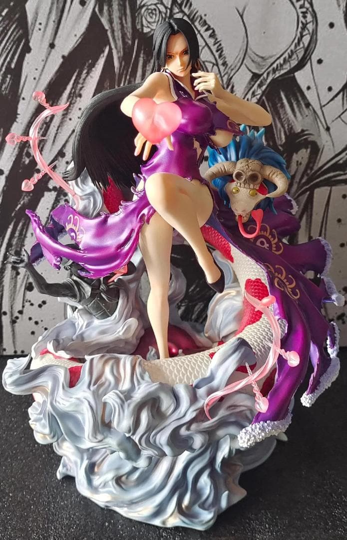 ワンピース 海賊女帝 ハンコック ガレージキット フィギュア 塗装済み完成品