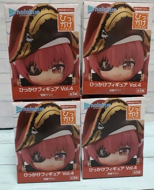 ホロライブ ひっかけフィギュア 宝鐘マリン 4体セット