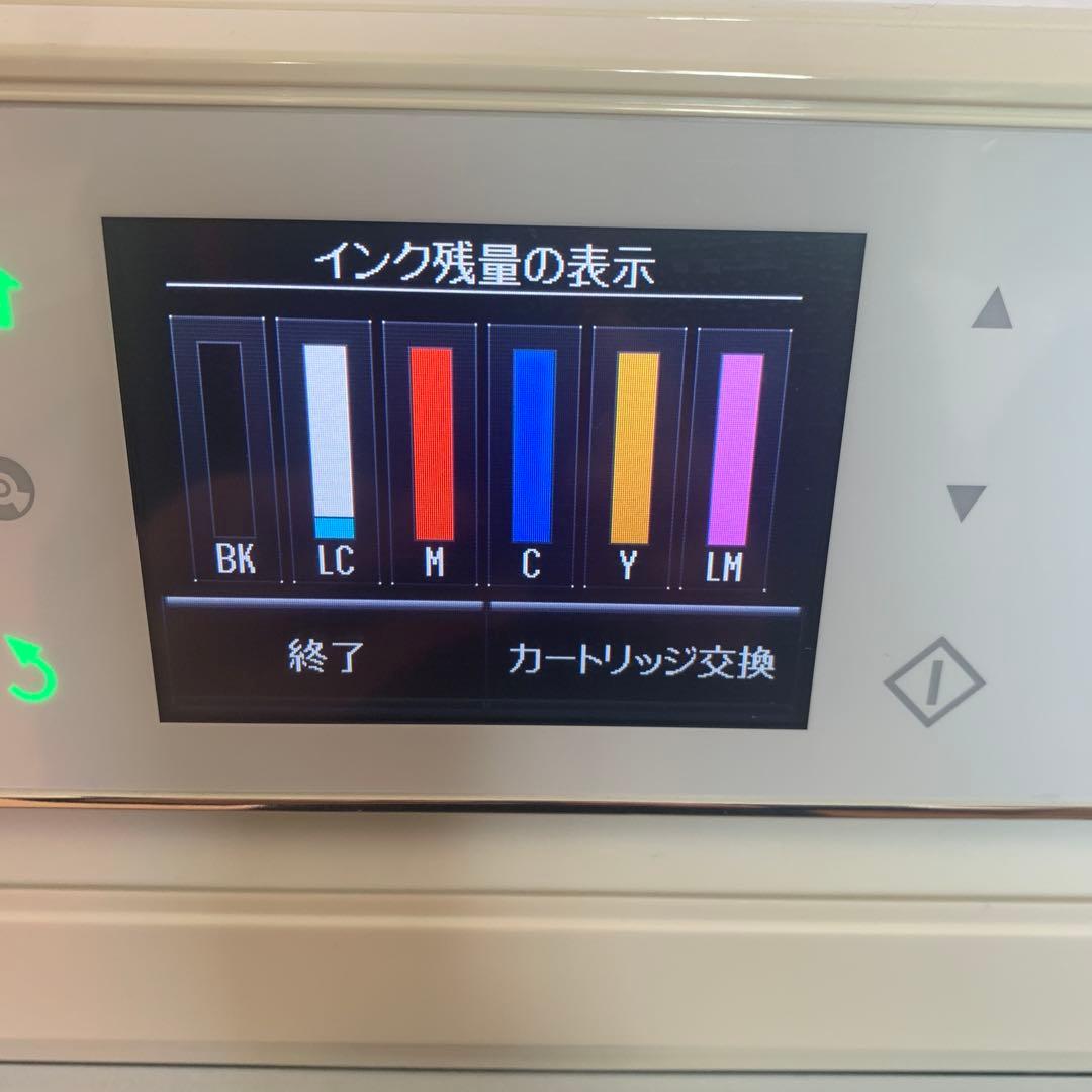 EPSONエプソン EP-805AWインクジェットプリンター操作ガイド付き