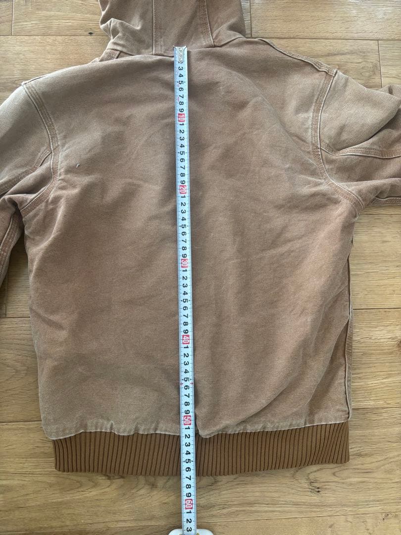 Carhartt カーハート ダック地 アクティブパーカー ブラウン KIDS