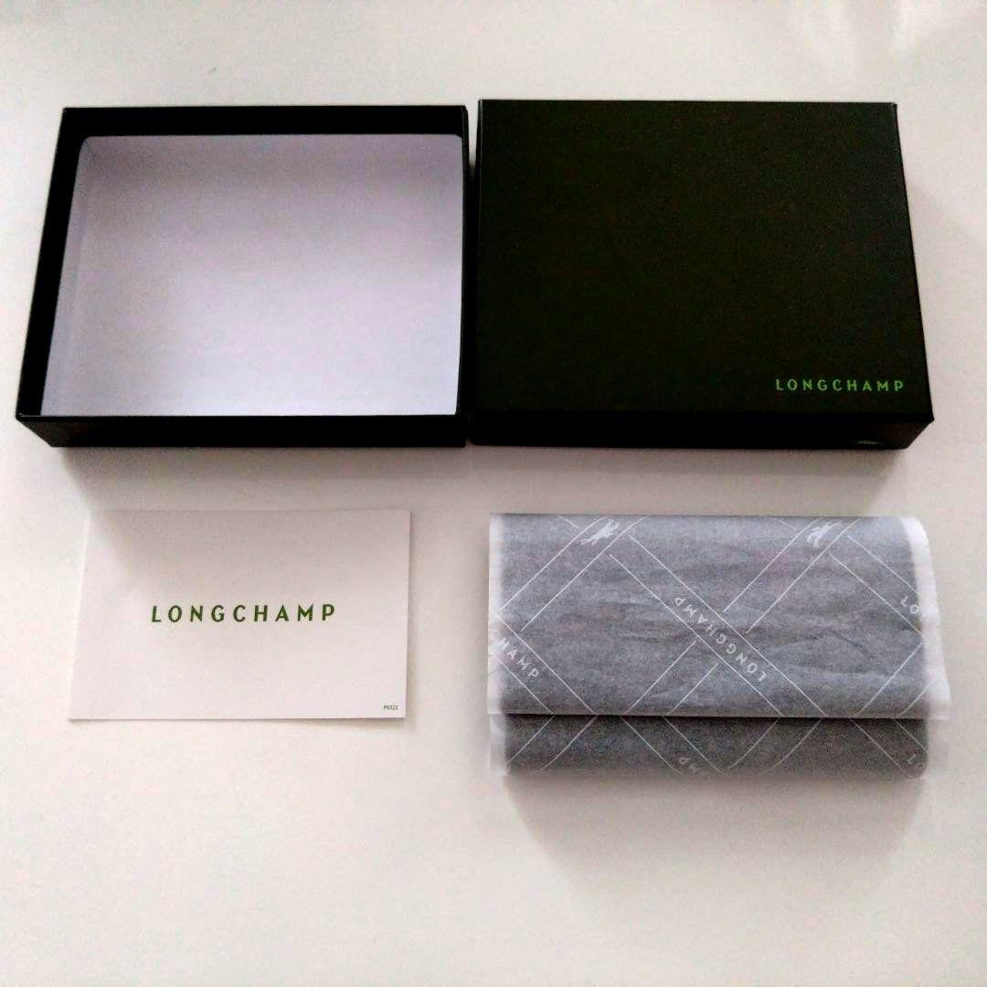 未使用　新品　ロンシャン　LONGCHAMP　6連　キーケース　メンズ　黒　牛革