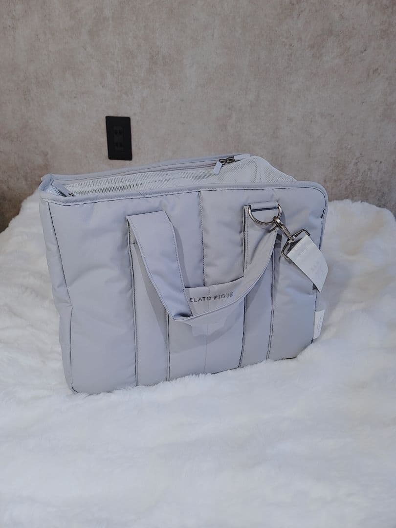 ☆新品☆　ジェラートピケ　CAT&DOG　ミニサイズ　キャリーバッグ　犬　ドッグ