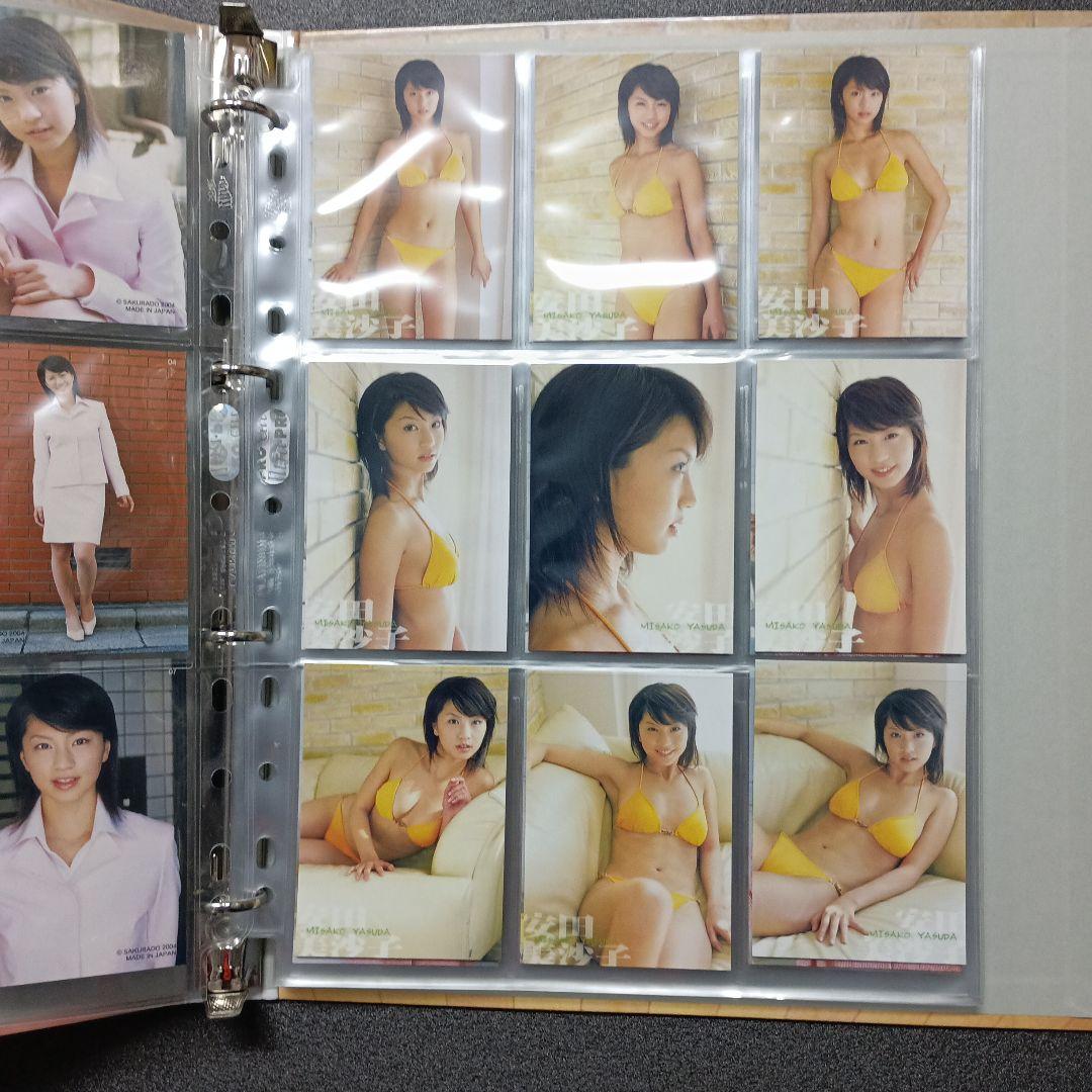 さくら堂2004安田美沙子SP込みコンプリートとバインダー89種類　トレカ