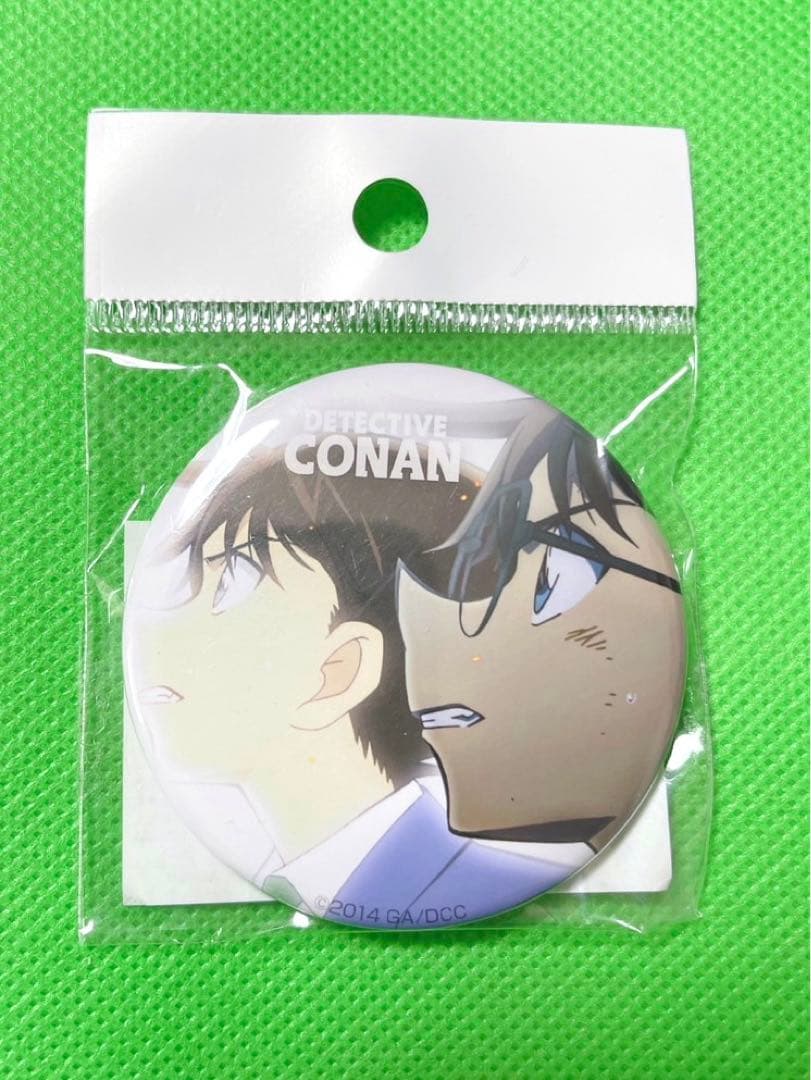 ◎479 名探偵コナン　激レア　缶バッジ　工藤新一　江戸川コナン