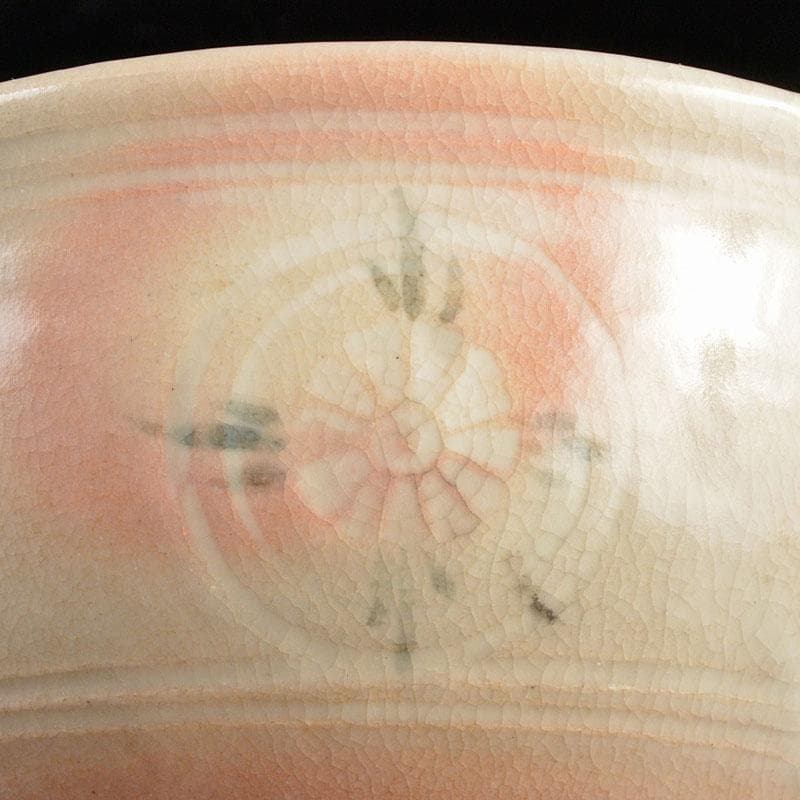 茶道具　白井半七造　茶碗　銘「狂言袴」　裏千家十五代鵬雲斎極め箱　M　R4836