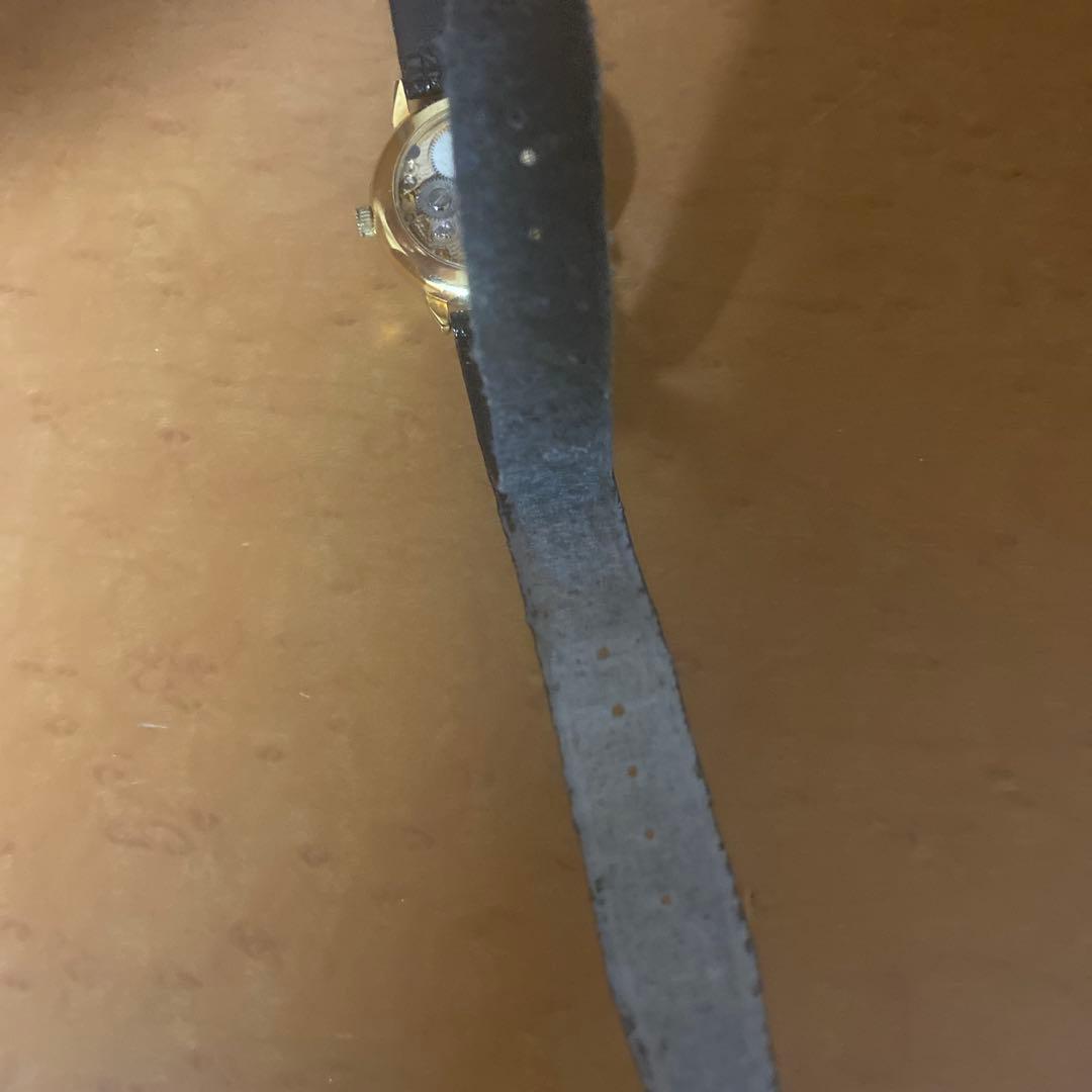 GROVANA 手巻き時計　スケルトン　17石　スイス