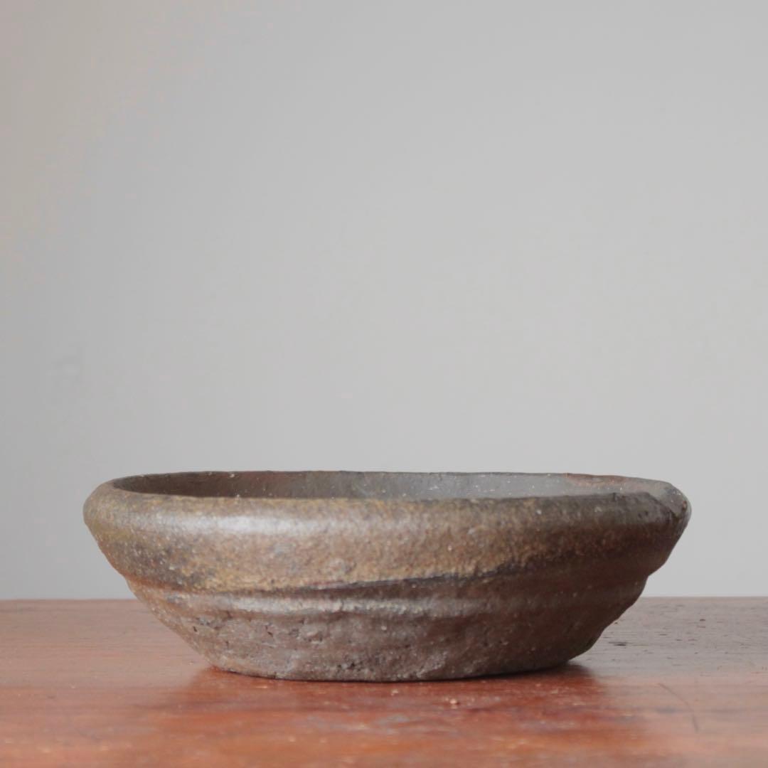 焼き締め 水盤 鉢 南蛮 花器 古美術 古道具 アンティーク