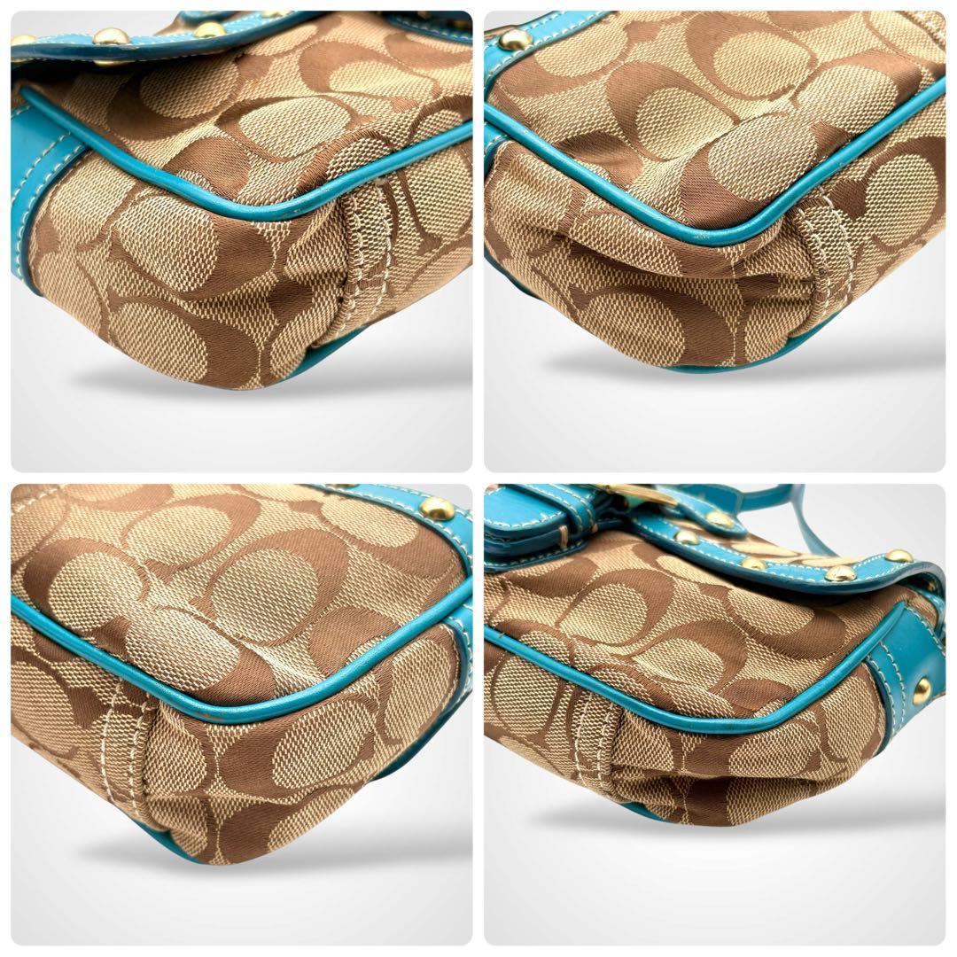 希少✨Vintage Coach Shoulder Bag Studded