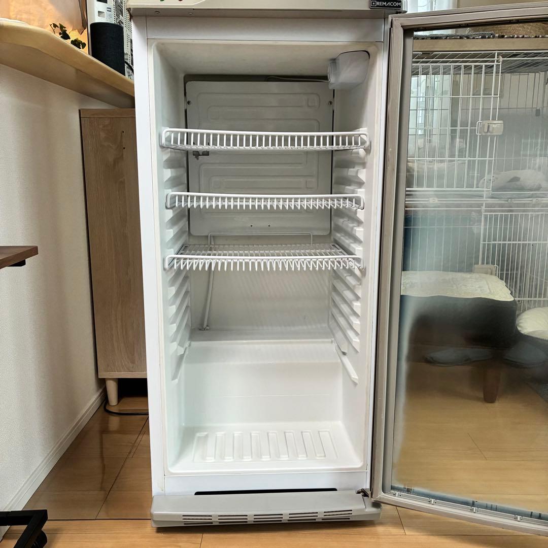 【送料込み】レマコム　冷蔵ショーケース　一升瓶縦置き可RCS-100